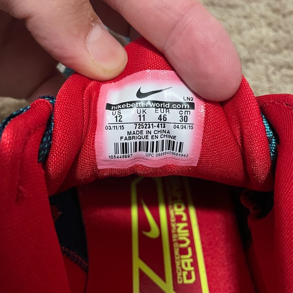 Nike CJ3 (Calvin Johnson) Flyweave Trainer Size 11.5 - Picture 8 of 8